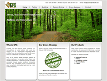 Tablet Screenshot of cpswoodproducts.com